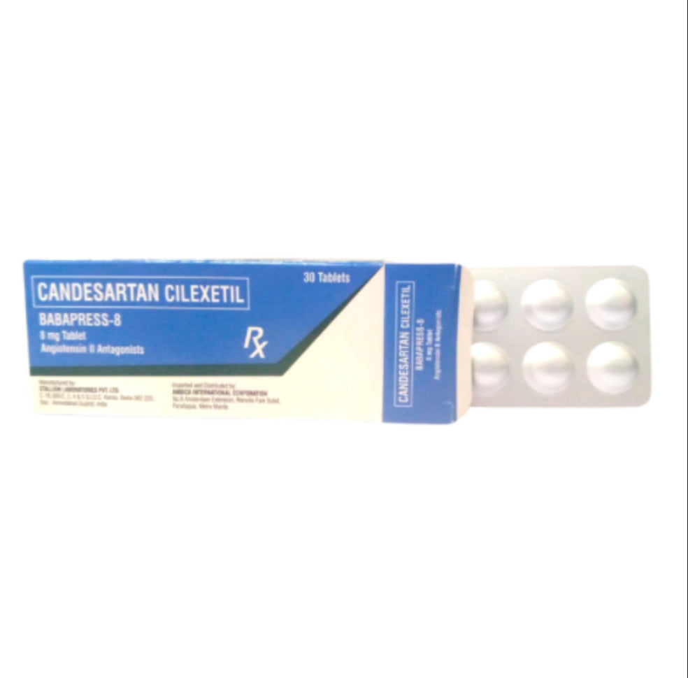 Candesartan 8mg Tablet x 30 Monthly Maintenance Dose Plan