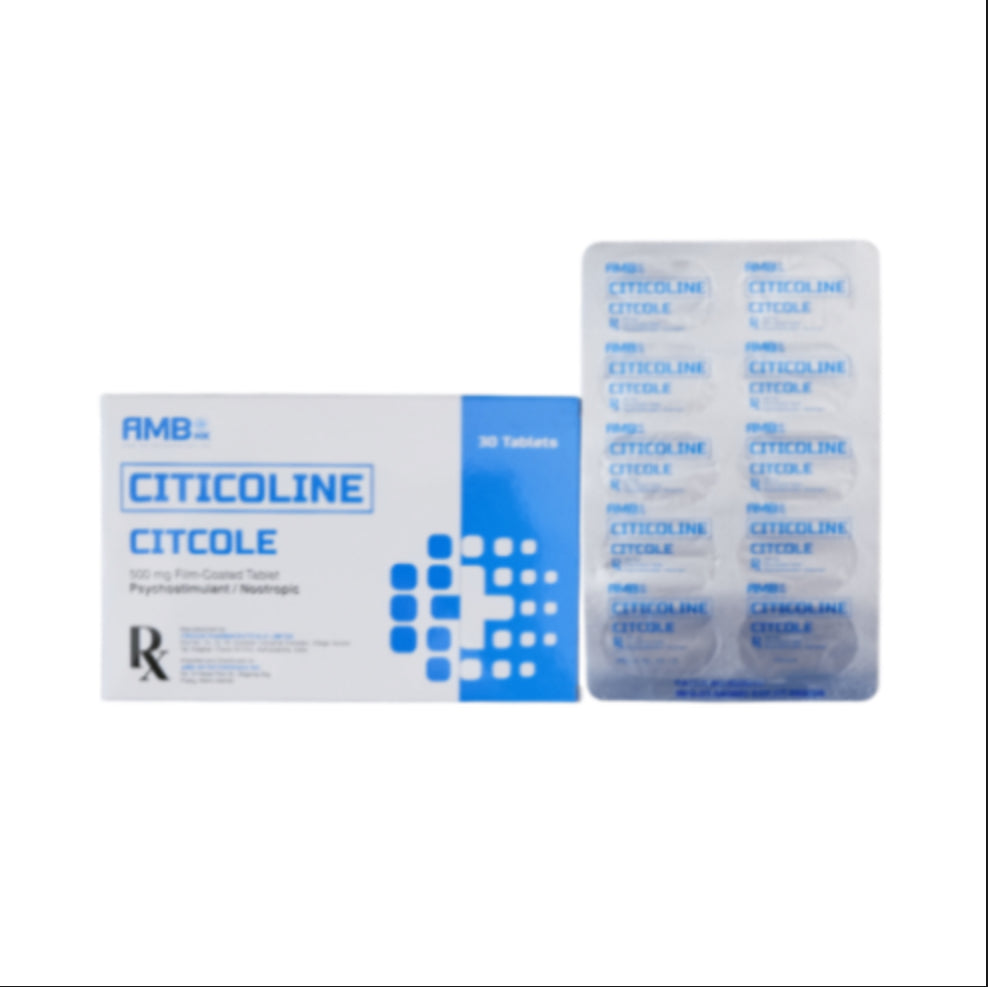 Citicoline 500mg Tablet x 30s Monthly Maintenance Dose