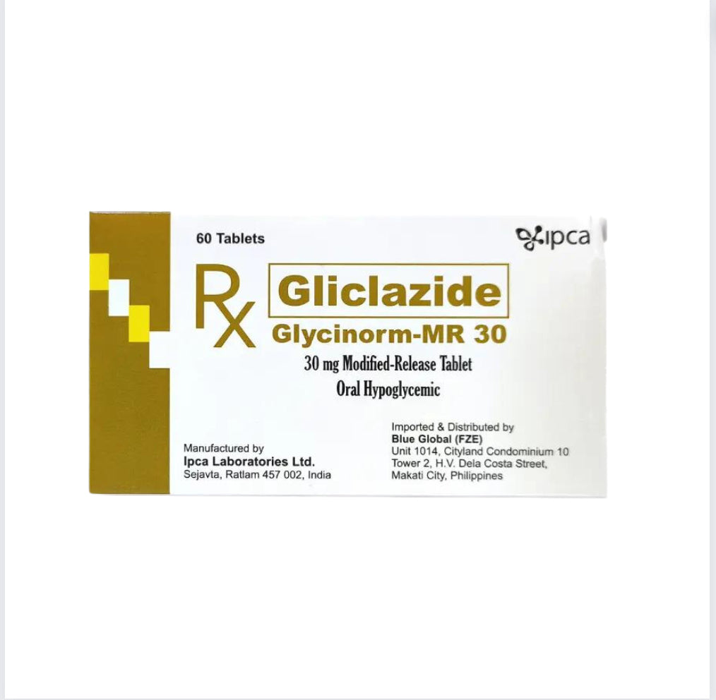 GLUBITOR OD Gliclazide 30mg MR Tablet x 1