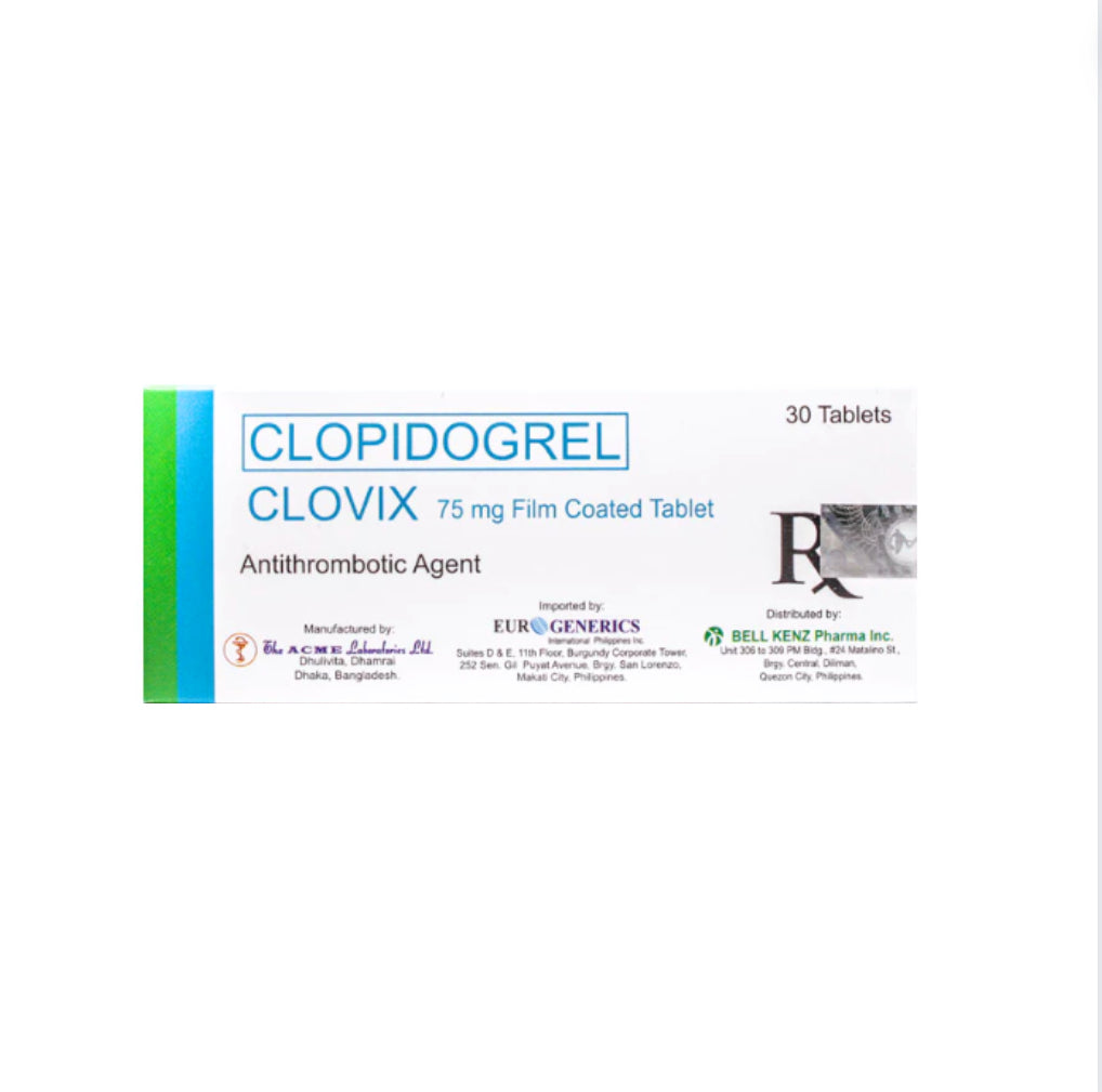 CLOVIXA Clopidogrel 75mg Tablet x 1