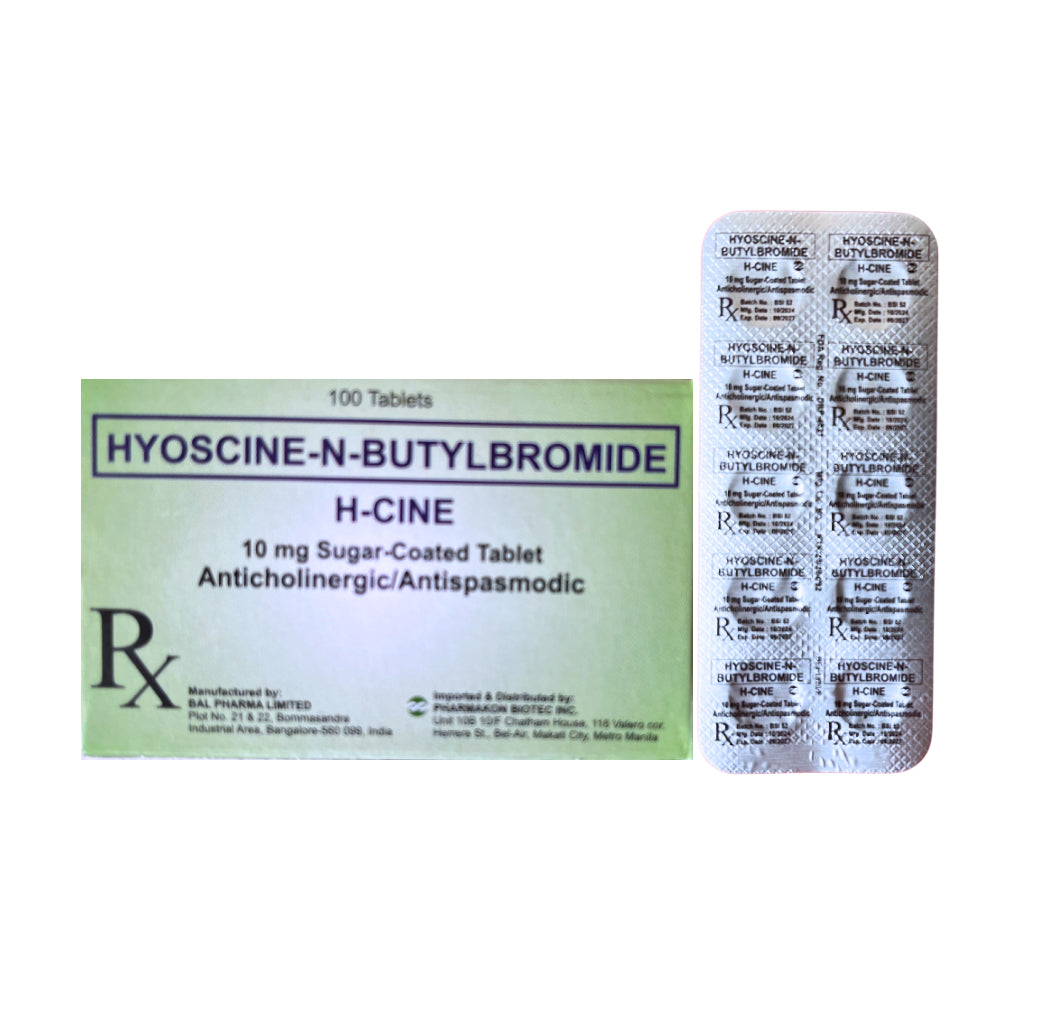 Hyoscine N-Butylbromide 10mg Tablet x 1