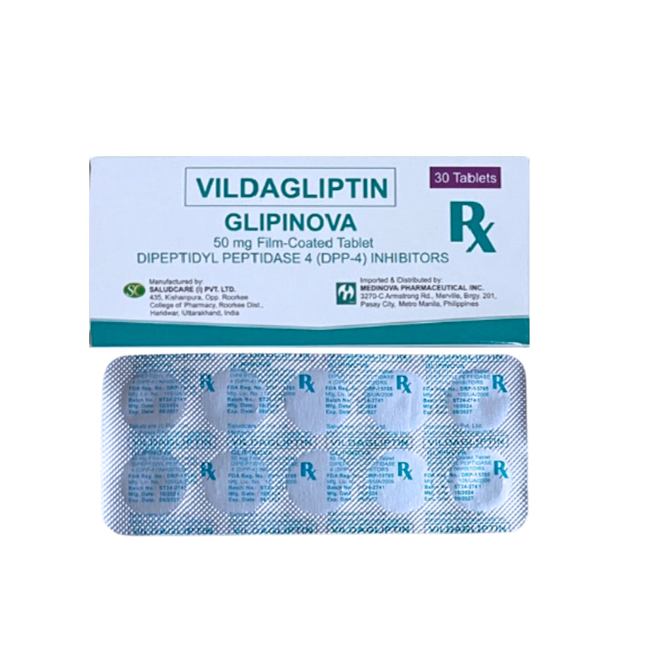 GALVUS (Vildagliptin) 50mg. Tablet x 1s