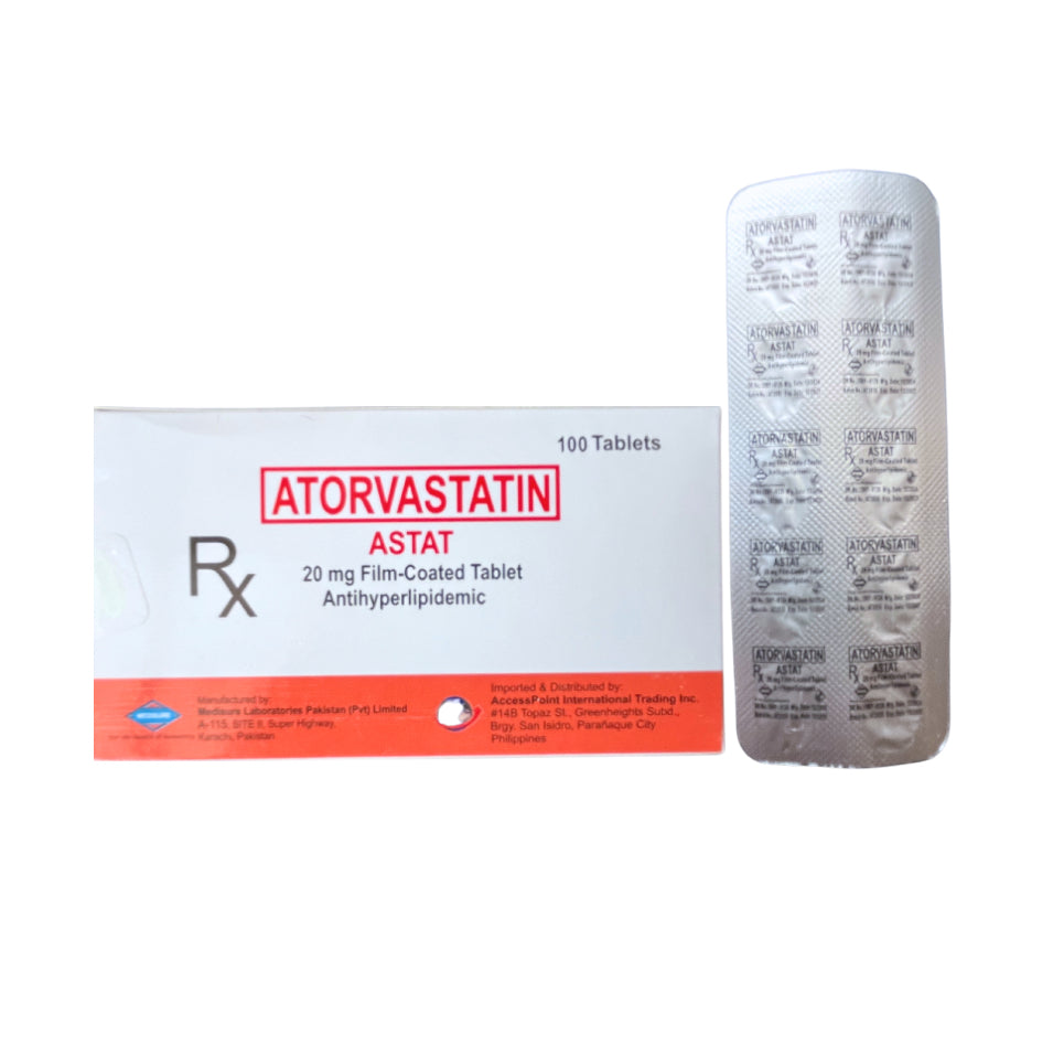 Atorvastatin 20mg Tablet x 1
