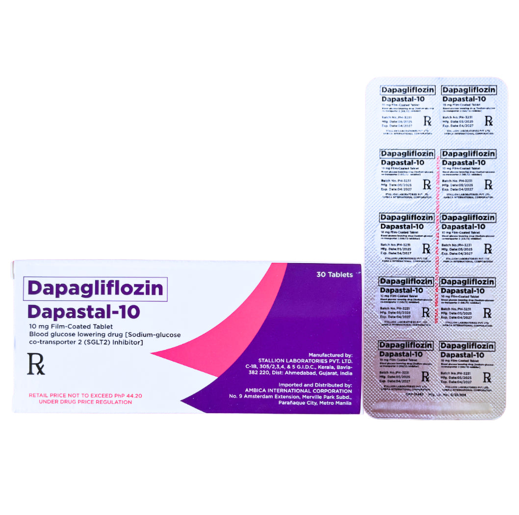 Dapagliflozin 10mg. Tablet x 1s