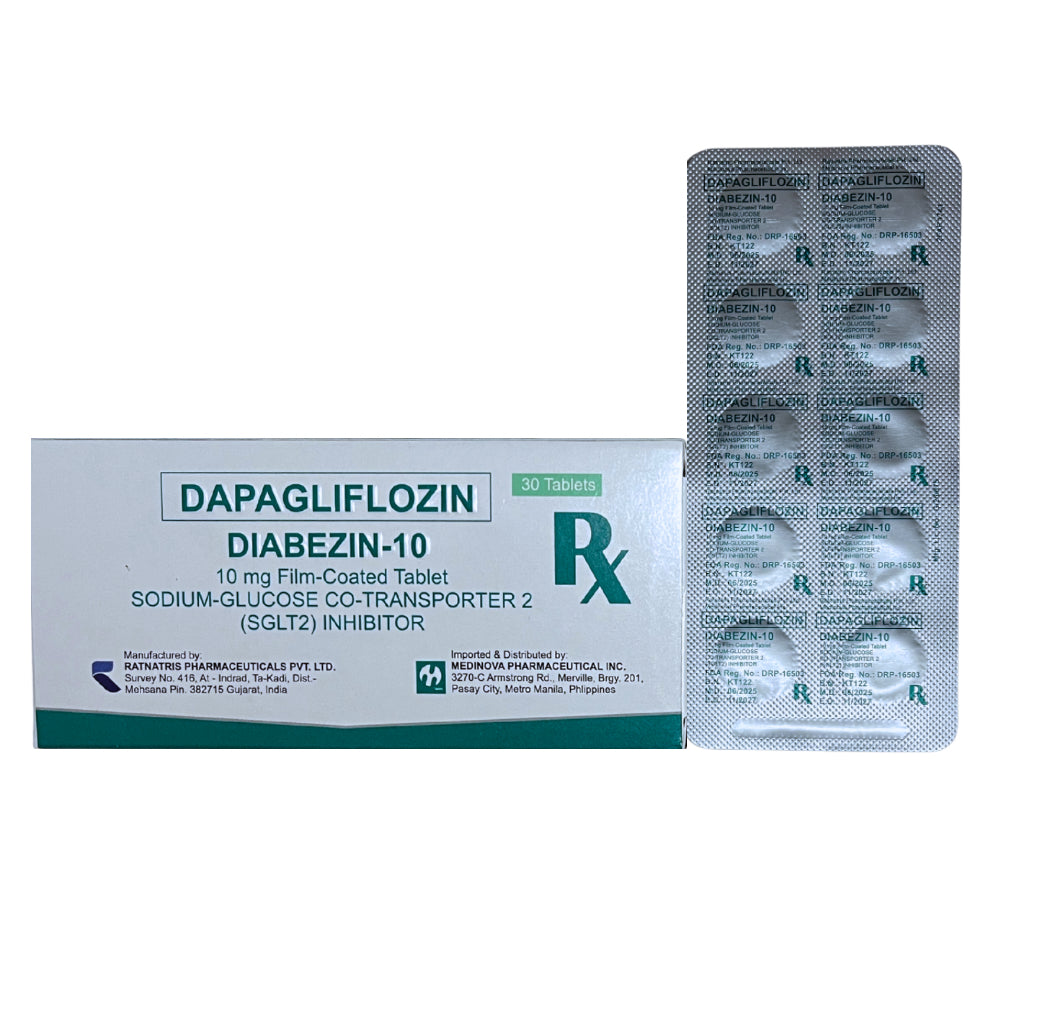 Dapagliflozin 10mg. Tablet x 1s