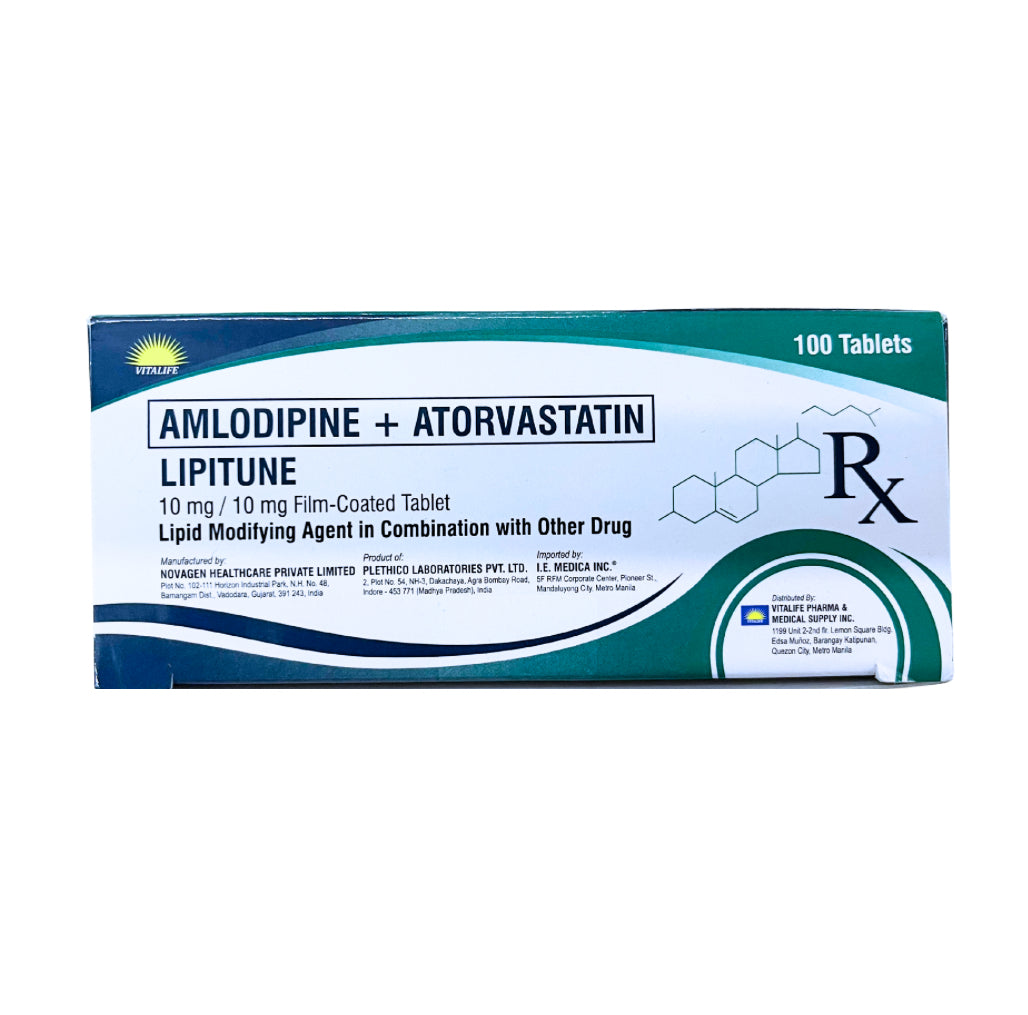 Norvasc Protect/Caduet (Amlodipine+Atorvastatin) 10mg./10mg. Tablet x1