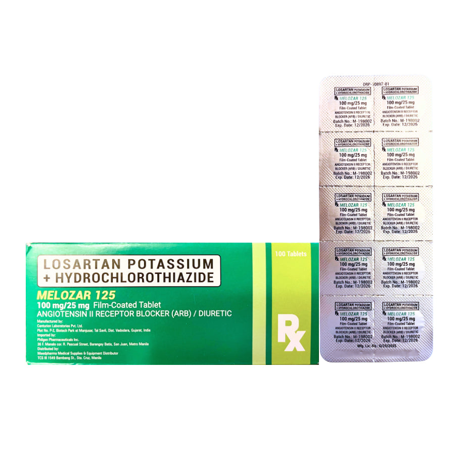 Hyzaar DS (Losartan + Hydrochlorothiazide) 100mg/25mg Tablet x 1