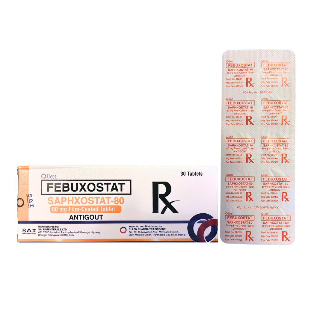 FURIC Febuxostat 80mg Tablet x 1