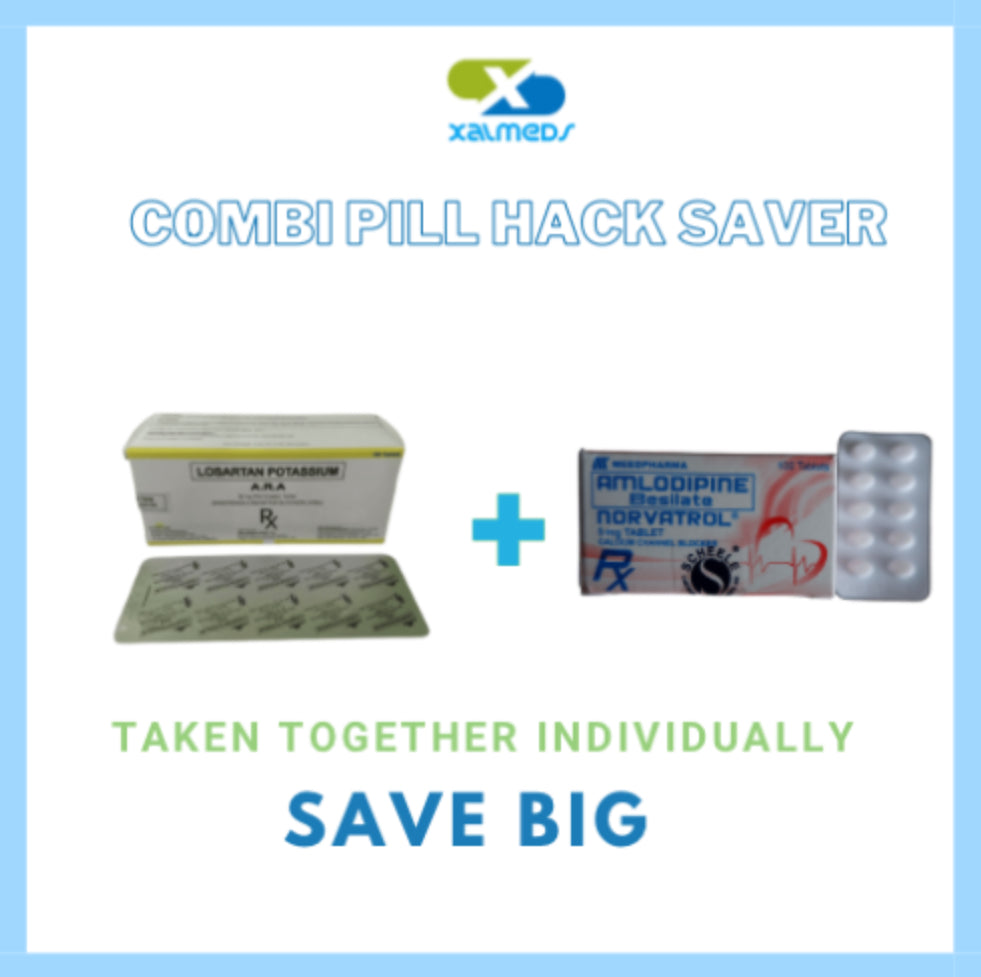 Cozaar XQ (Losartan + Amlodipine) 50mg/5mg Tablet x 1