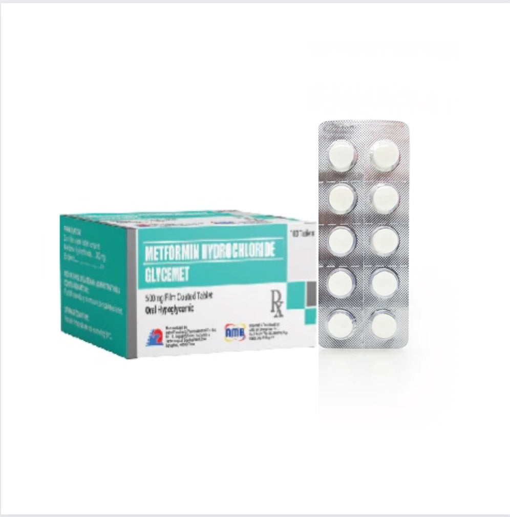 Metformin 500mg Tablet x 30 Monthly Maintenance Dose