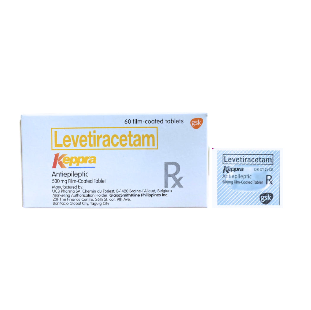 KEPPRA Levetiracetam 500 mg Film coated tablet x 1 – XalMeds