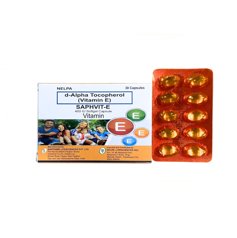 Vitamin E 400 IU Softgel x 30 Monthly Maintenance Dose