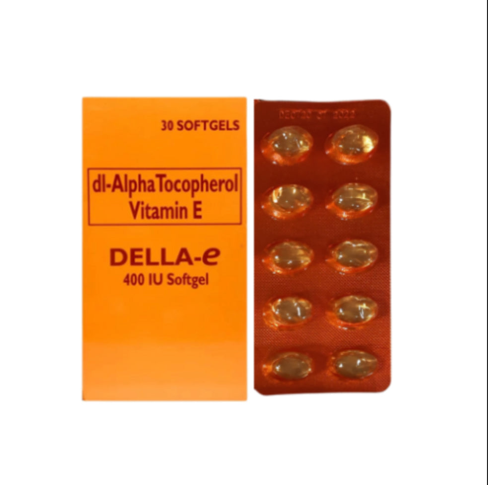 Vitamin E 400 IU Softgel x 30 Monthly Maintenance Dose