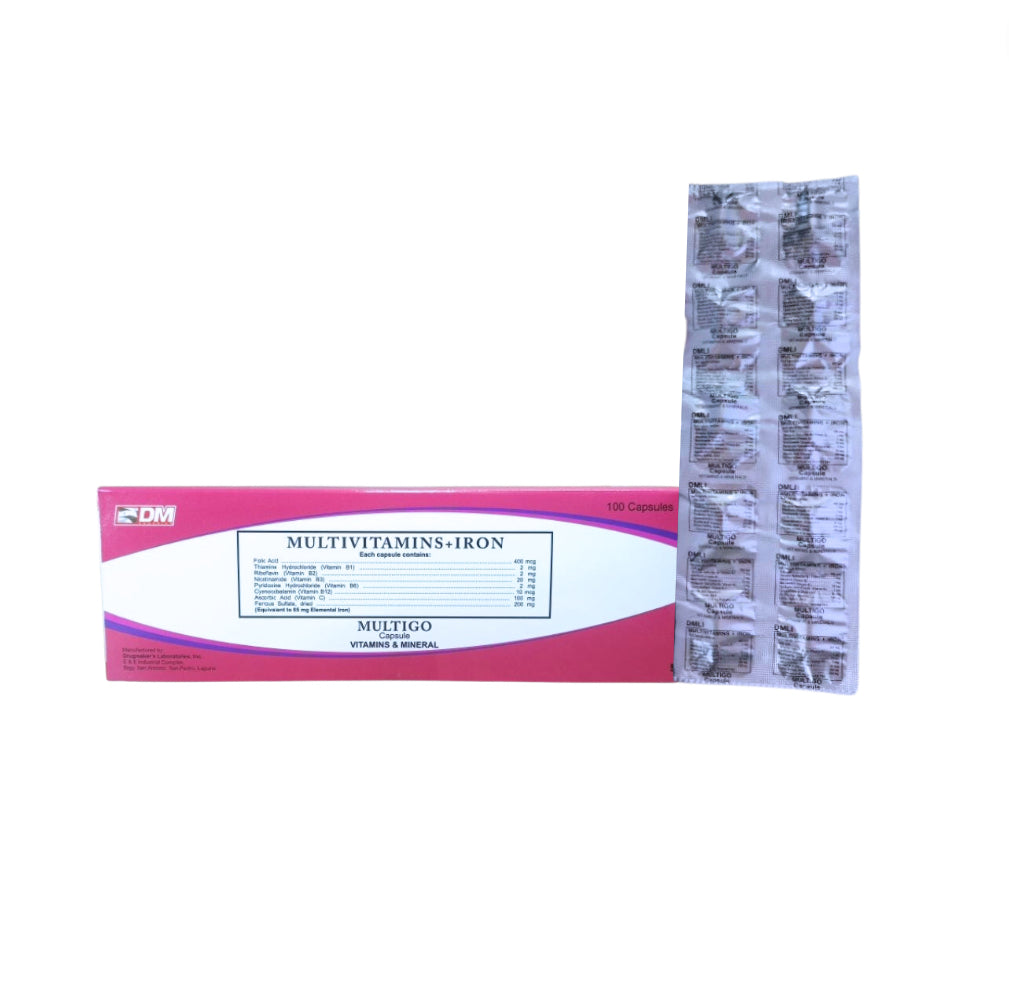 Multivitamins+Iron Capsule x 30 Monthly Maintenance Dose
