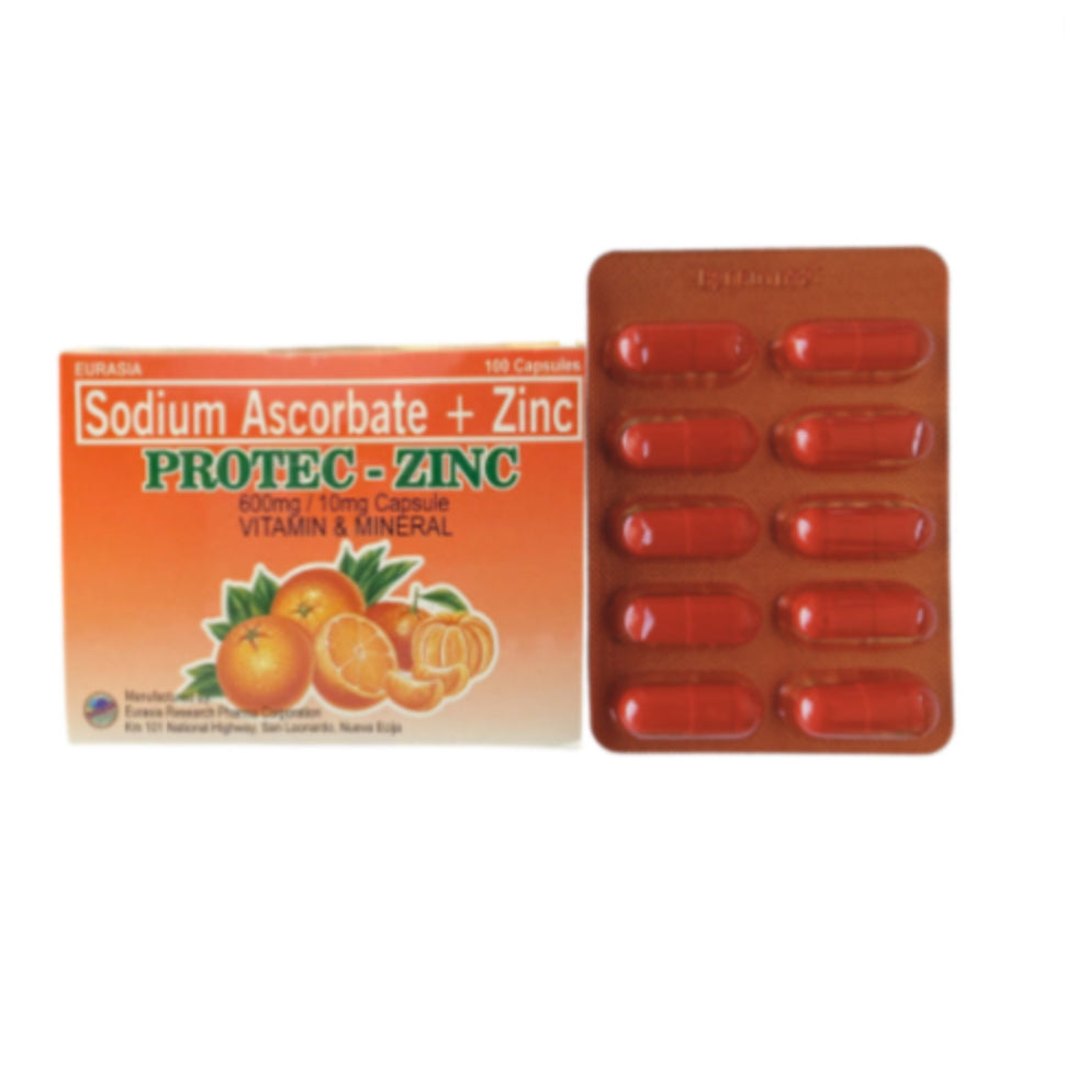 Poten-Cee ZN (Ascorbic Acid + ZINC ) Capsule 1