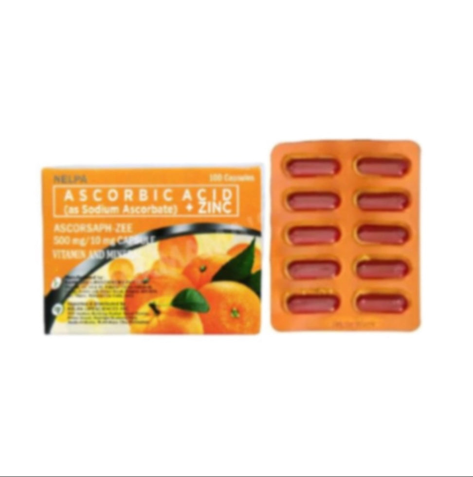 Poten-Cee ZN (Ascorbic Acid + ZINC ) Capsule 1