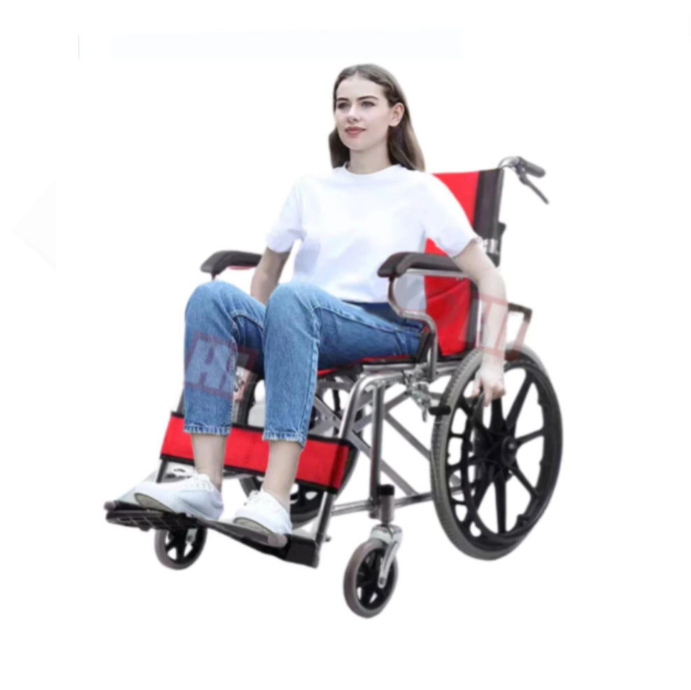 Wheelchair Foldable Self Wheeling Mags Type (Metro Cebu Delivery Only )
