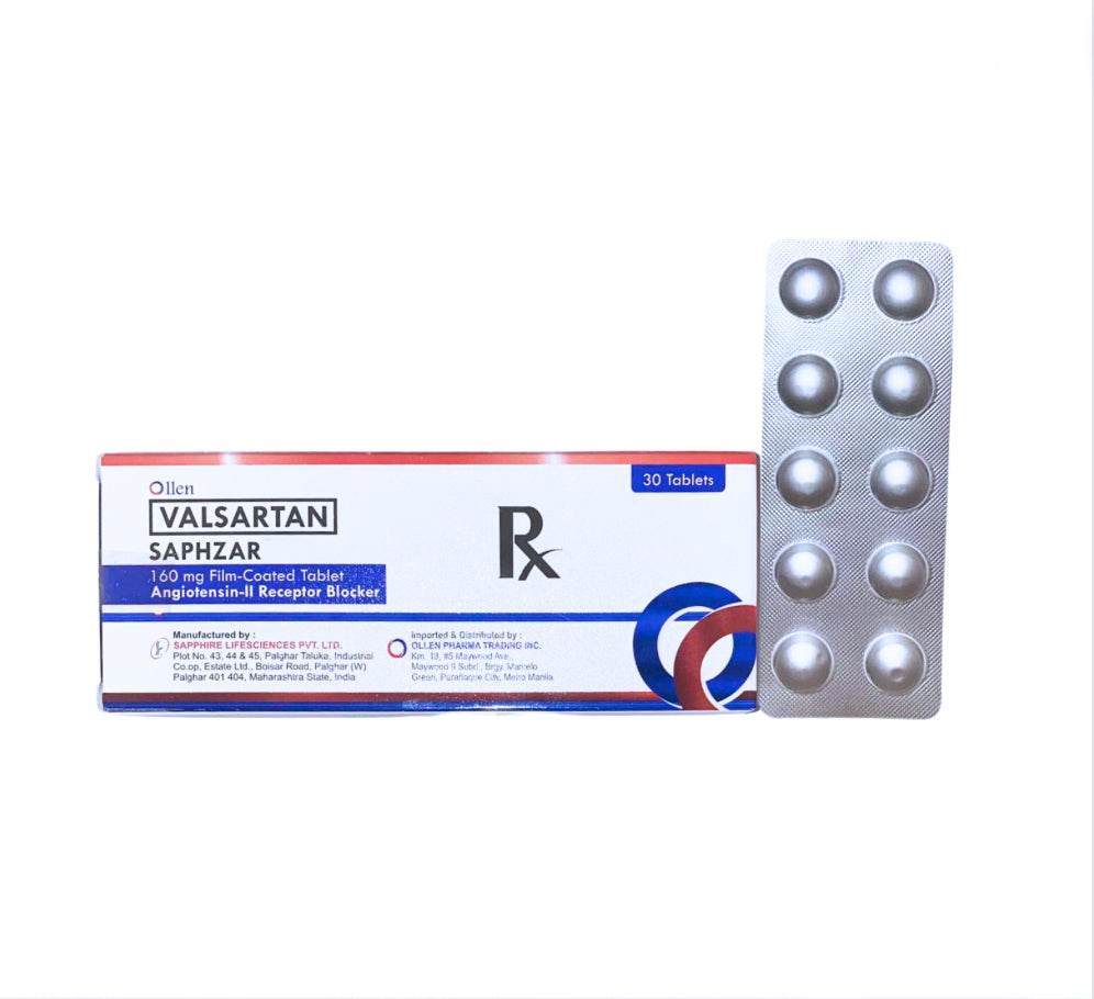 Valsartan 160mg Tablet x 30 Monhtly Maintenance Dose