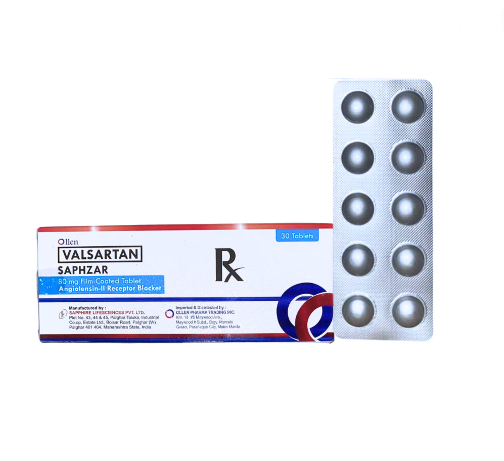 Valsartan 80mg Tablet x 30 Monhtly Maintenance Dose