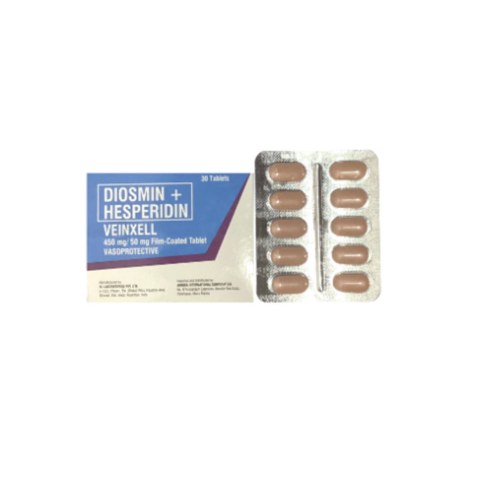 HEMO RID (Diosmin+Hesperidin) 450mg./50mg. Tablet