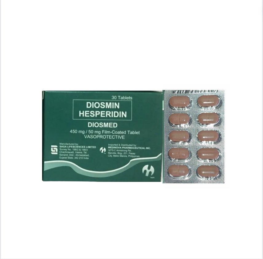 HEMO RID (Diosmin+Hesperidin) 450mg./50mg. Tablet