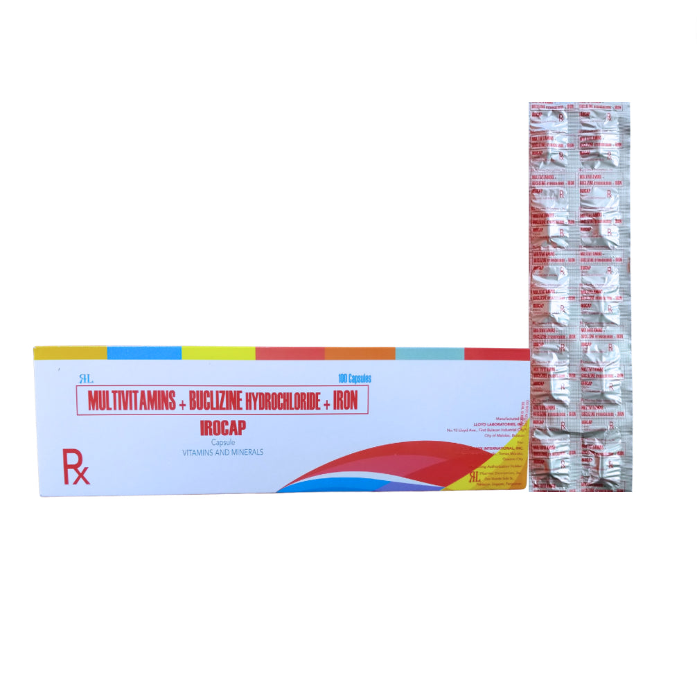 Vitamins B Complex + Buclizine + Iron Capsule x 1