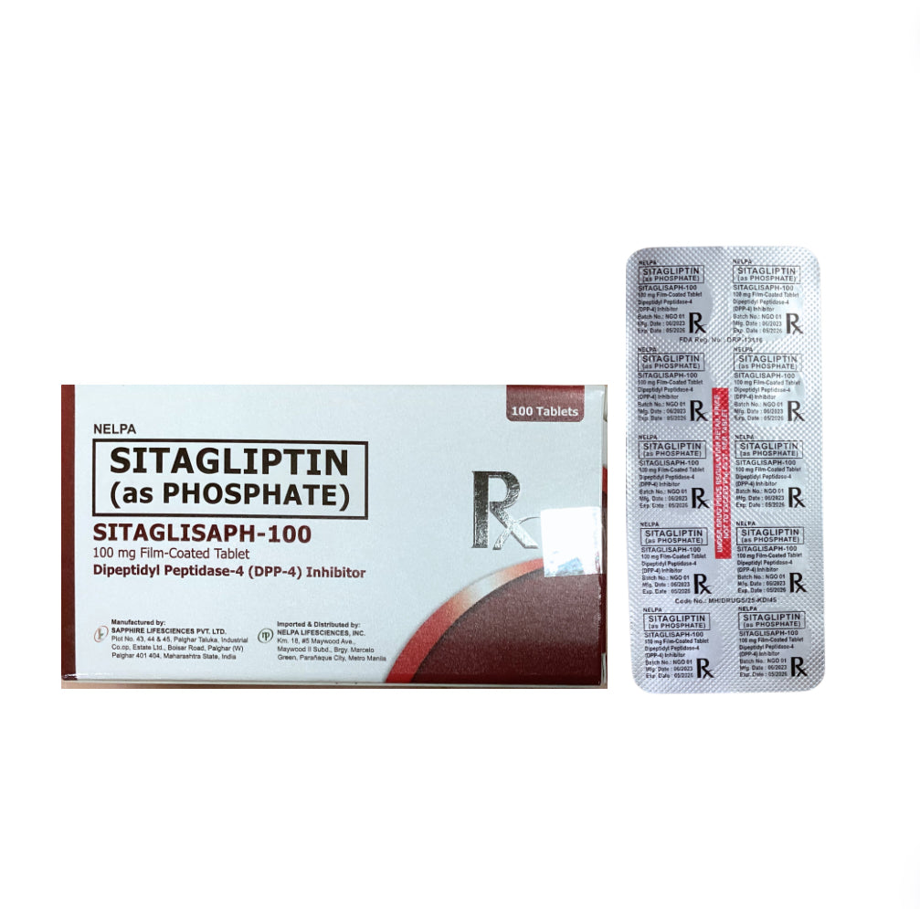 JANUVIA Sitagliptin 100mg. Tablet x 1