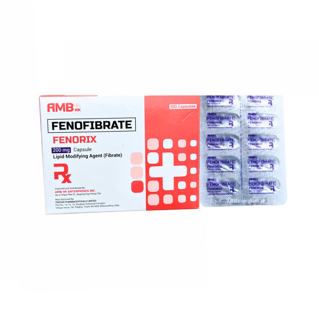 ZINOF ( Fenofibrate ) 200mg Capsule x 1