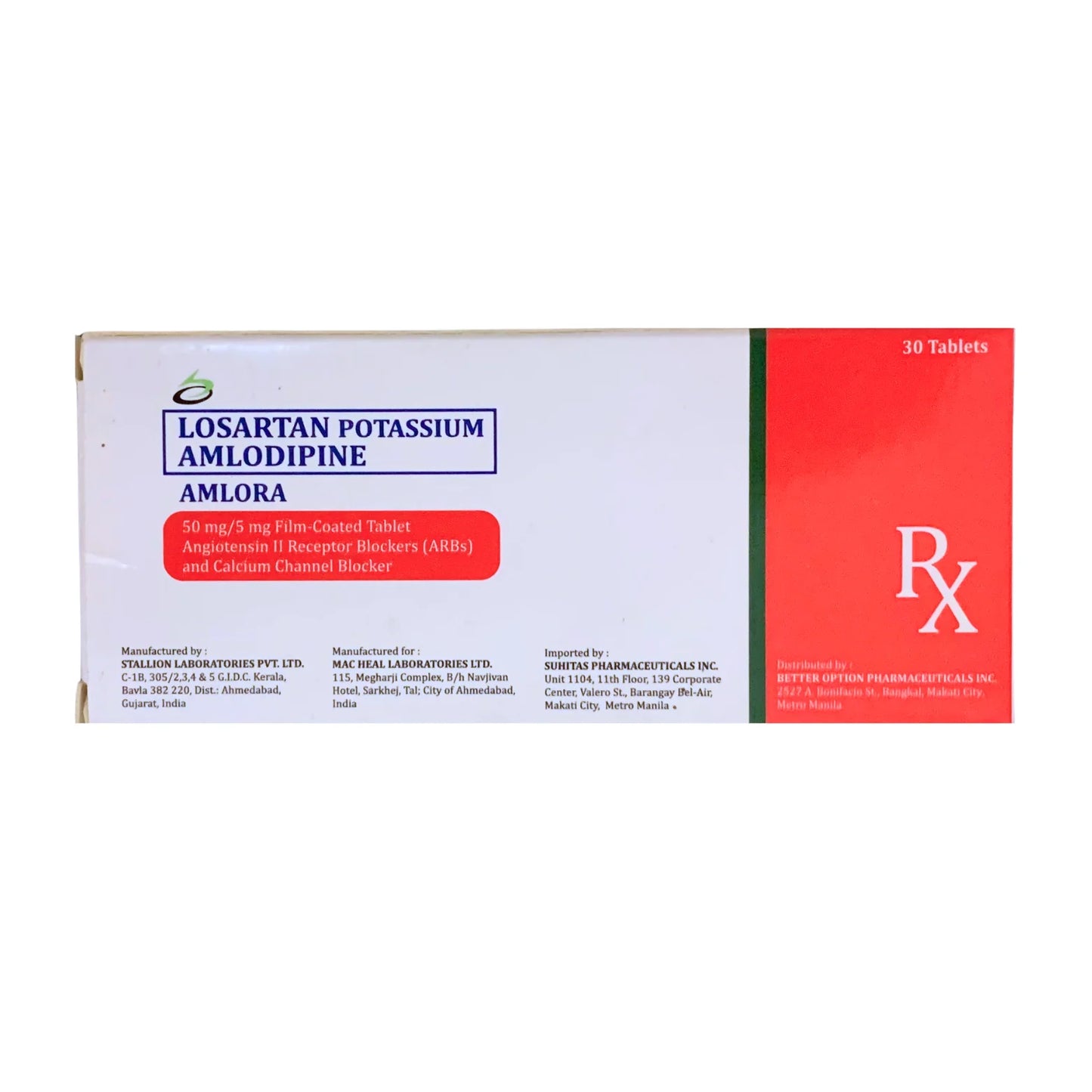 Cozaar XQ (Losartan + Amlodipine) 50mg/5mg Tablet x 1