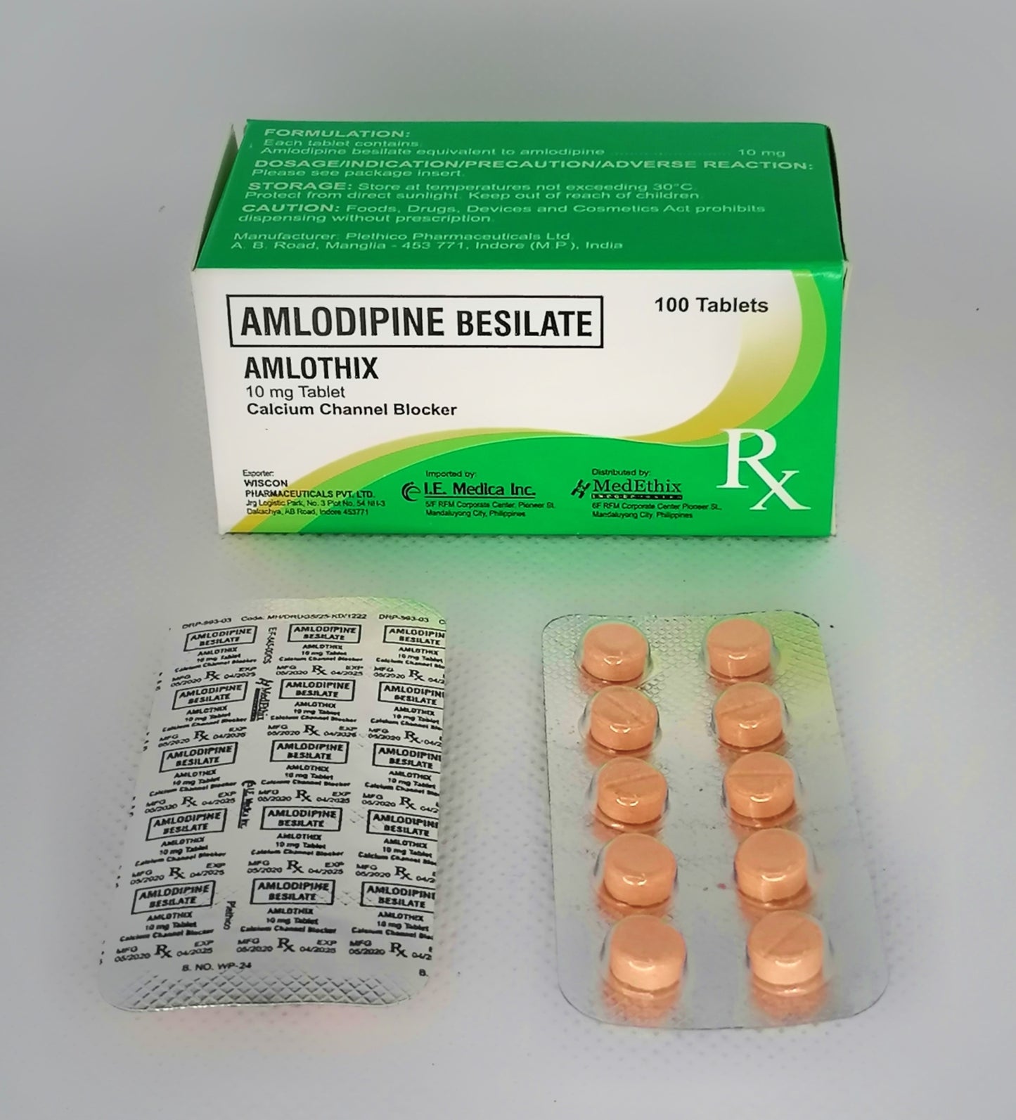 Norvasc (Amlodipine) 5mg. Tablet x 1