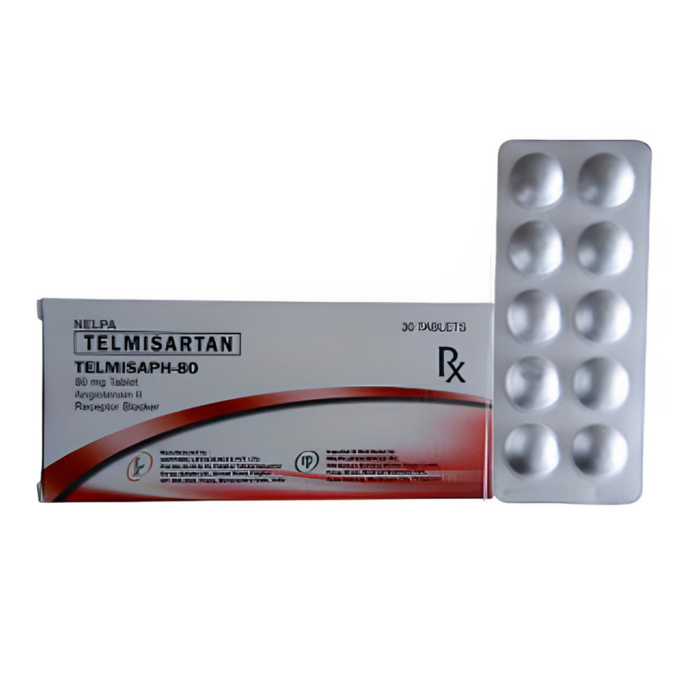 Telmisartan 80mg Tablet x 30 Monthly Maintenance Dose