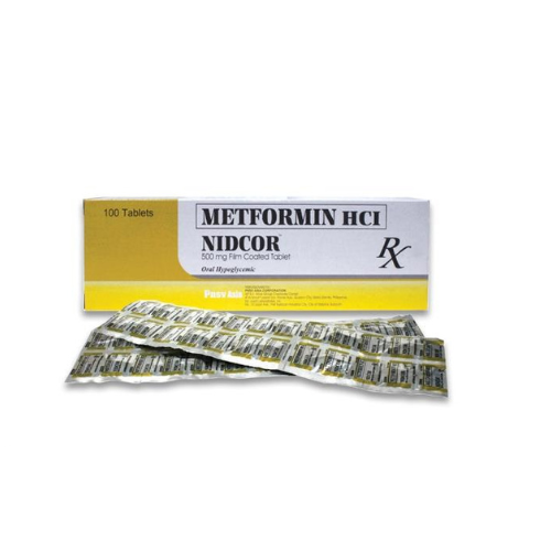 NIDCOR Metformin 500mg Tablet x 1