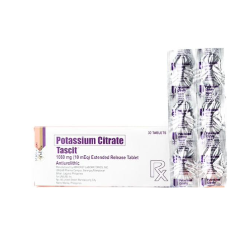 TASCIT (Potassium Citrate) 1,080mg (10Meq) Tablet x 1 XalMeds