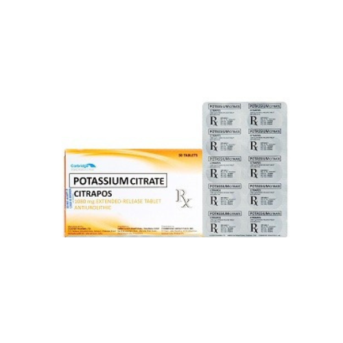 CITRAPOS (Potassium Citrate) 1,080mg (10Meq) Tablet x 1 XalMeds