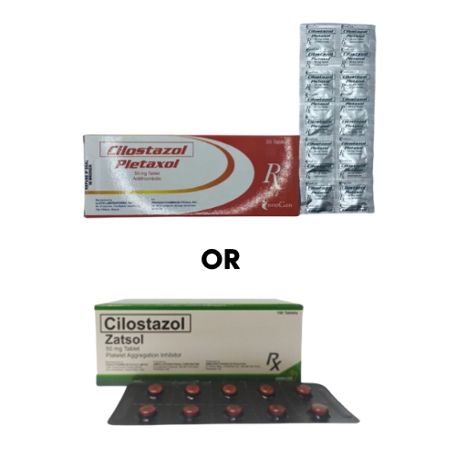 PLETAAL Cilostazol 50mg Tablet x 1