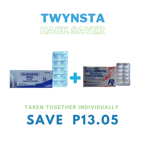 Twynsta (Telmisartan + Amlodipine) 40mg./10mg. Tablet x 1