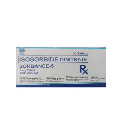 Isosorbide Dinitrate 5 mg Tablet x 1s