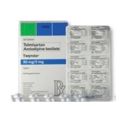 Twynsta Telmisartan Amlodipine 80mg 5mg Tablet X 1 XalMeds twynsta-telmisartan-amlodipine-80mg-5mg-tablet-x-1-xalmeds
