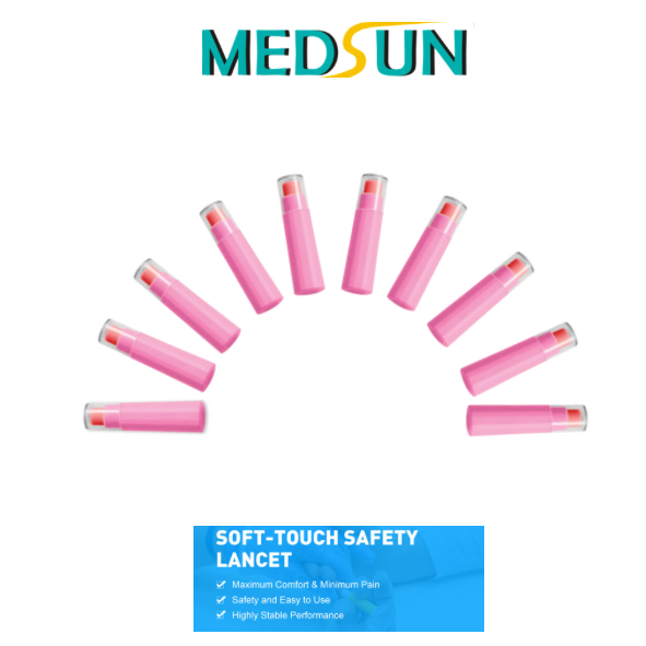 Safety Lancet 21G Pressure Activated for Single Use x 25s