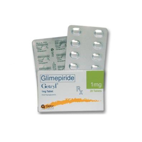 GETRYL Glimeperide 1mg Tablet x – XalMeds - Main Image