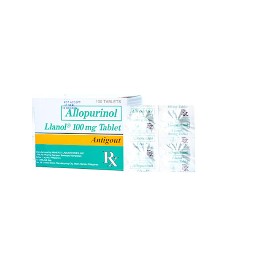 LLANOL (Allopurinol) 100mg Tablet x 1
