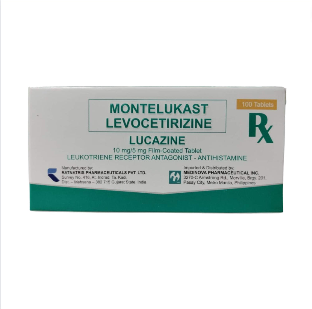 MONTI PLUS (Levocetirizine + Montelukast) 5mg./10mg.Tablet x 1