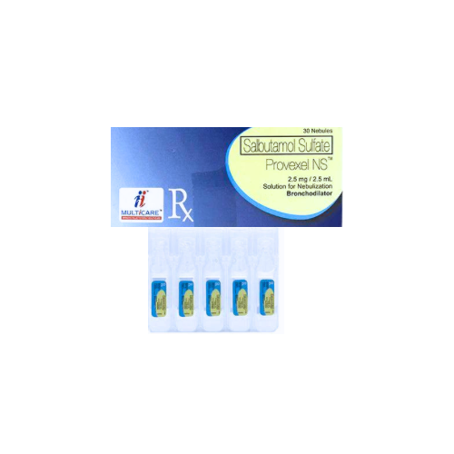 PROVEXEL NS Salbutamol 2 mg/mL, 2.5 mL (unit dose) Nebule