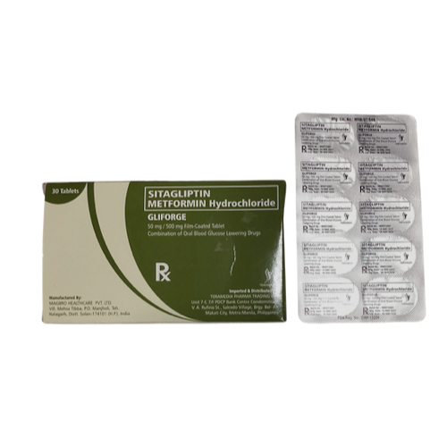VELMETIA Sitagliptin + Metformin 50mg/500mg. Tablet x 1s