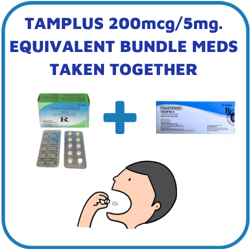TAMPLUS Finasteride+Tamsulosin 5mg/200mcg. Tablet CombiMed Hack