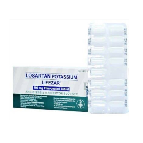 Lifezar (Losartan) 100mg Tablet x 1