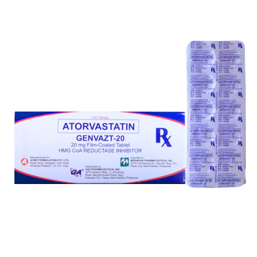 ITORVAZ (Atorvastatin) 20mg.Tablet x 1