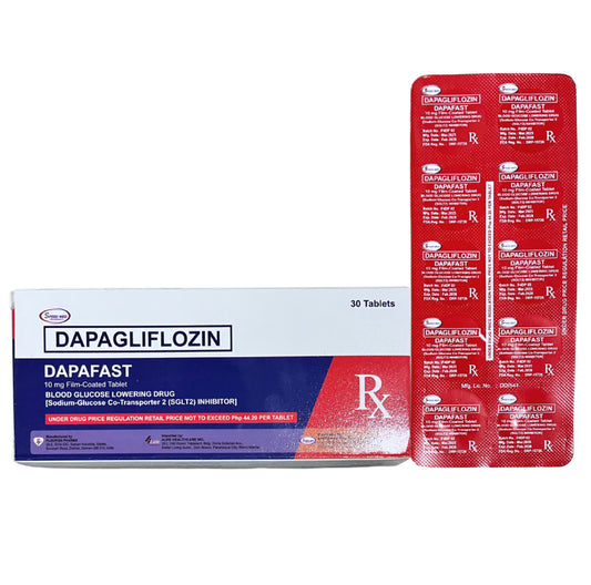 Dafagliflozin 10mg. Tablet x 1s