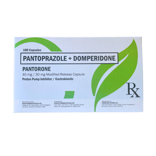 Pantoprazole+Domperidone 40mg/30mg Tablet x 1