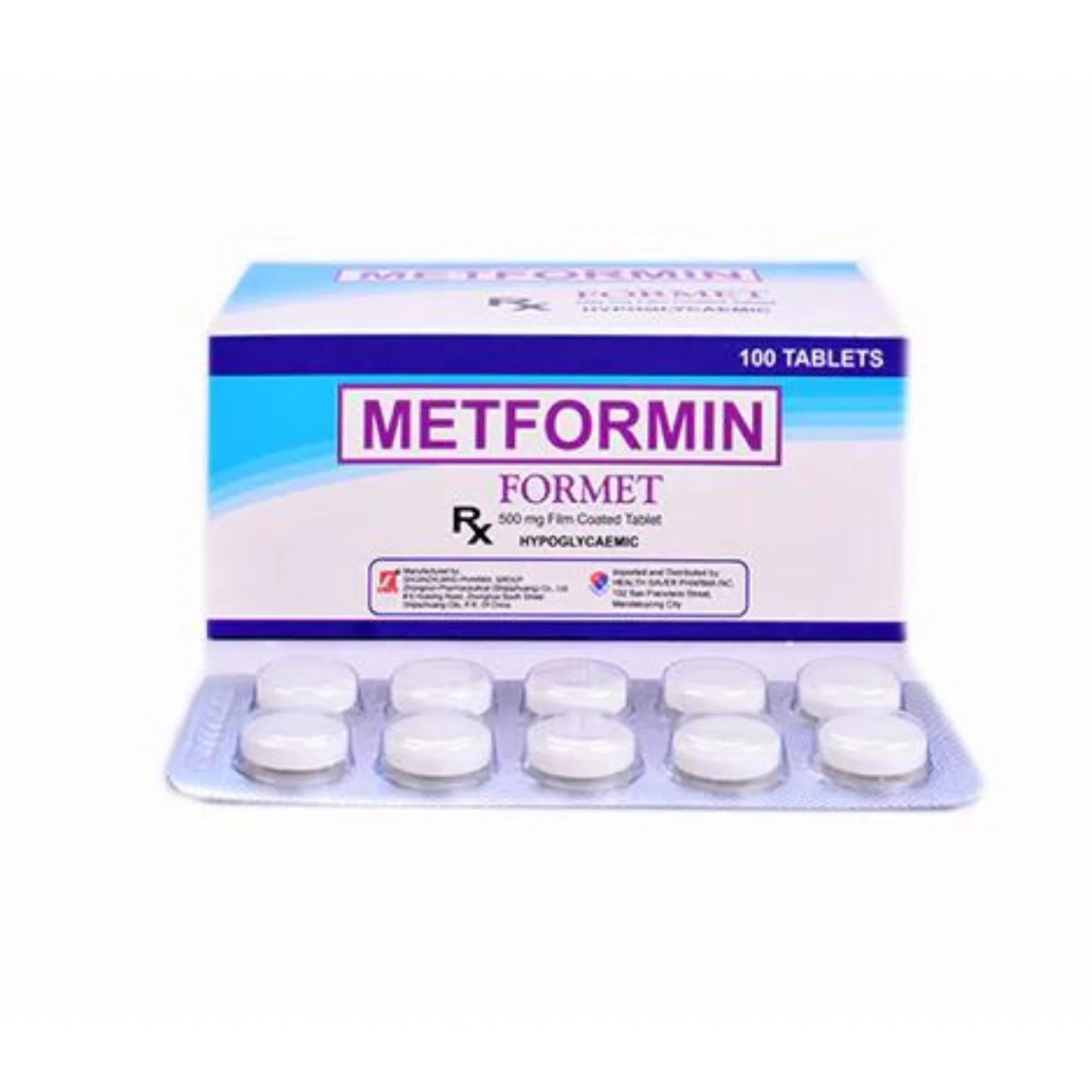 NIDCOR  Metformin 500mg Tablet x 1